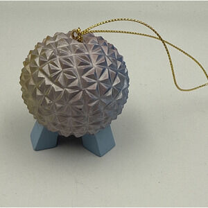 Disney Epcot Spaceship Earth Resin Christmas Ornament 2011‎ Rare